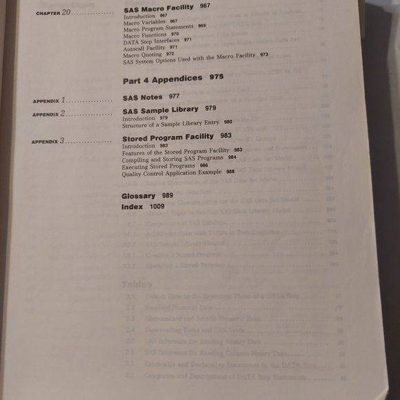 SAS language book - Picture 7 of 13